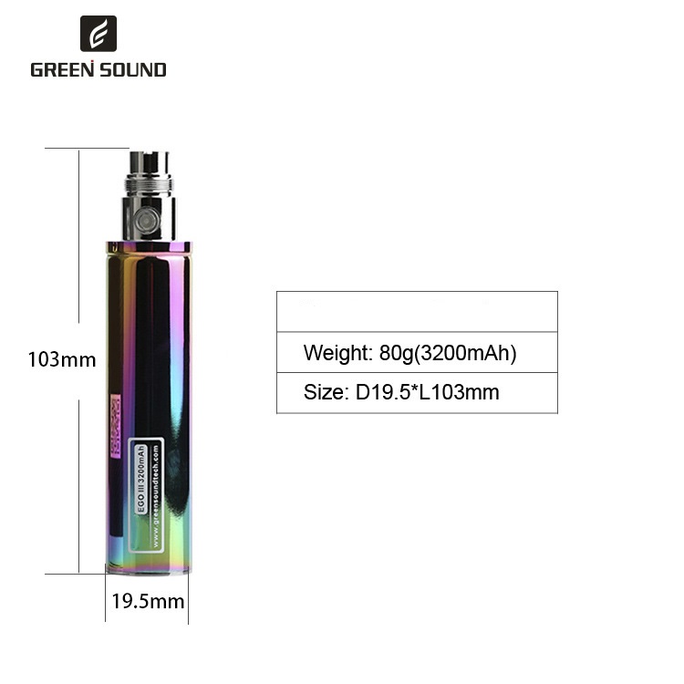 Baterai GS Ego 3 III 3200mAh R - Accessories For Vaping ulasan dan harga